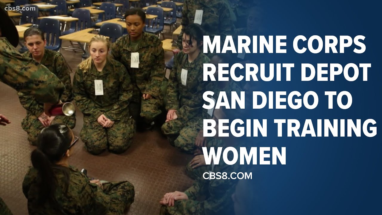 Marine Corps Recruit Depot San Diego to begin training women for the first time