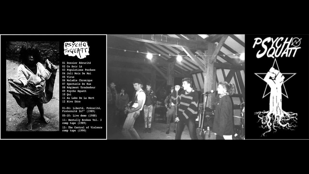 Psycho Squatt - Collection ( `88 -`90 ) CD * Punk, France * 7