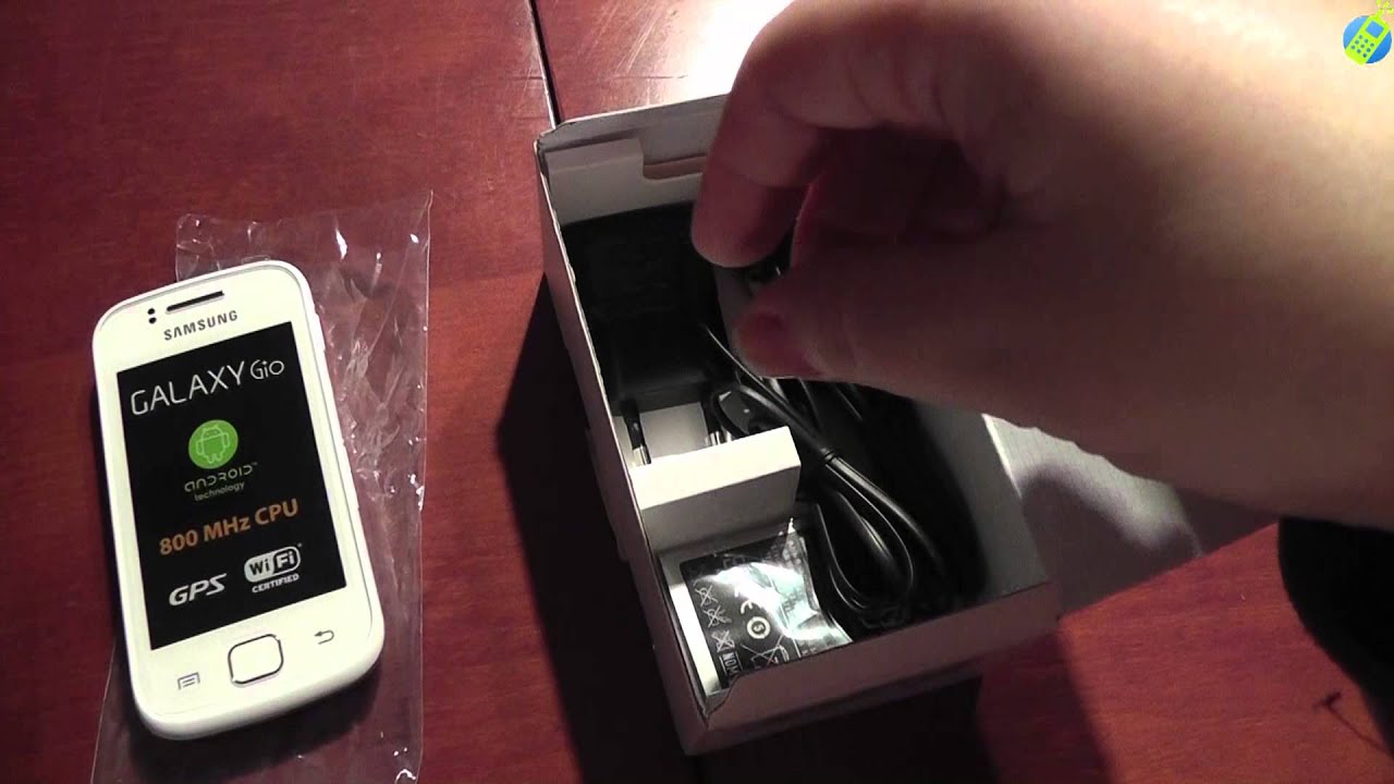 unboxing pl SAMSUNG GALAXY GIO S5660 Silver White rozpakowanie po polsku