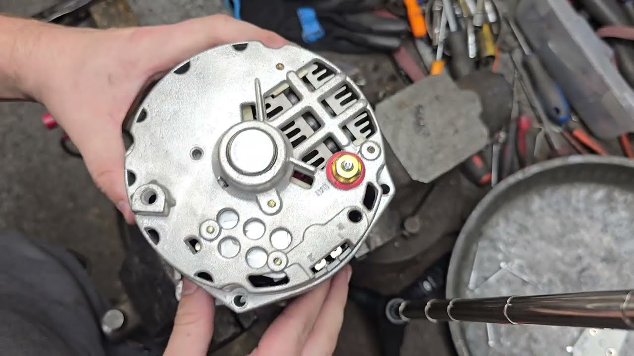 Delco Remy 10SI, 12SI Alternator A/C One wire 12V regulator conversion kit tutorial