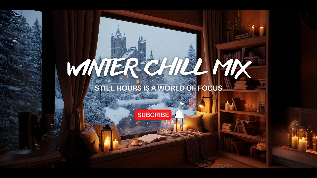 Deep Focus for Work & Study | Snowfall Outside the Window | 2H Ambient Focus Session