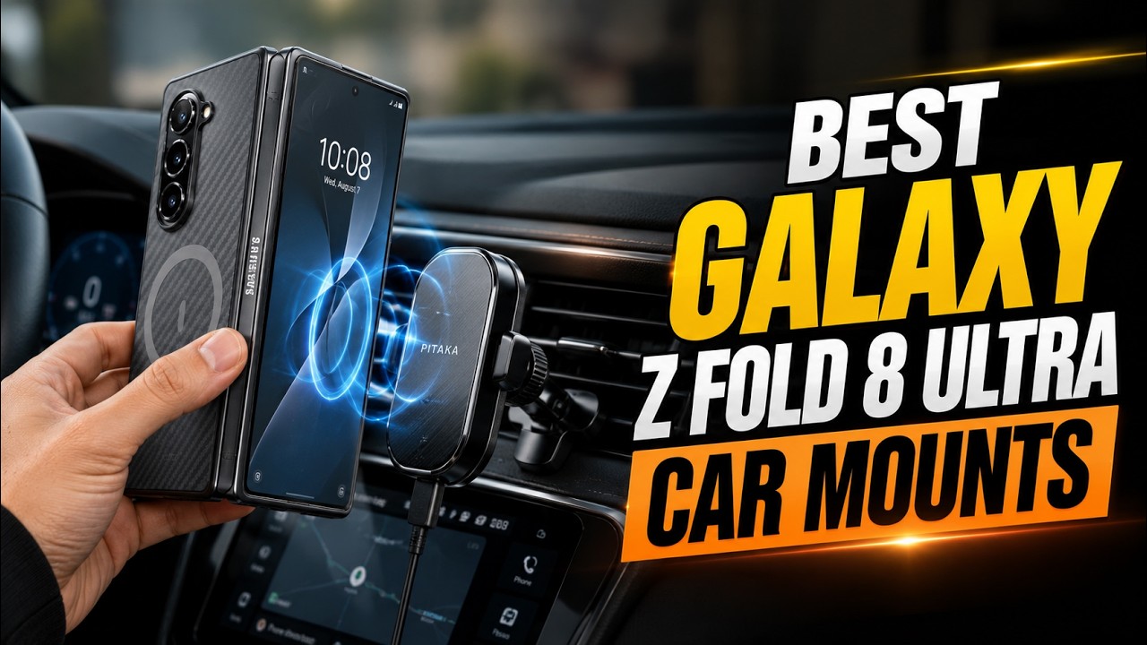 Топ-5 лучших автомобильных держателей для Galaxy Z Fold 8 Ultra!