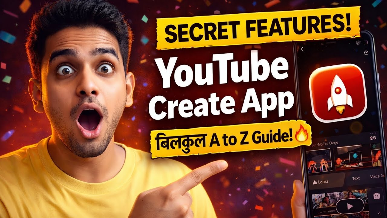 youtube create app se video editing kaise kare |   “YouTube Create App SECRET Features 🔥🔥| 