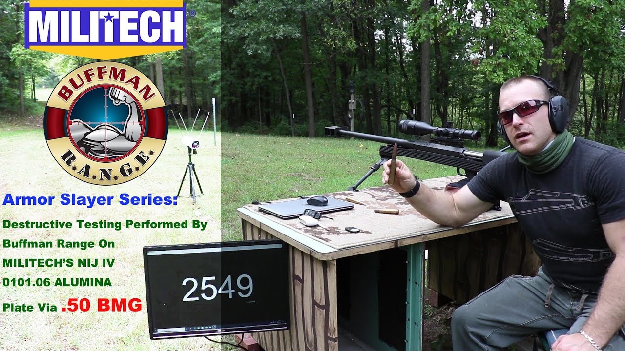 Destructive Testing! 50BMG VS MILITECH Level IV Plate!