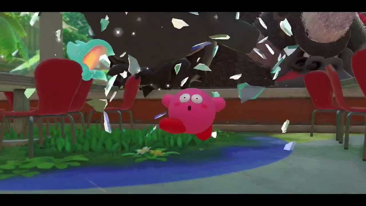 07 The Brawl at the Mall Kirby and the Forgotten Land All Cutscenes no commentary