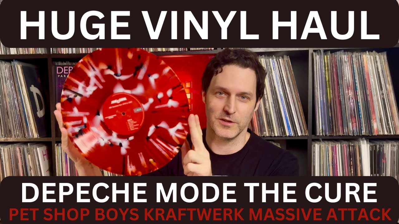 Huge Vinyl Haul Depeche Mode The Cure Kraftwerk