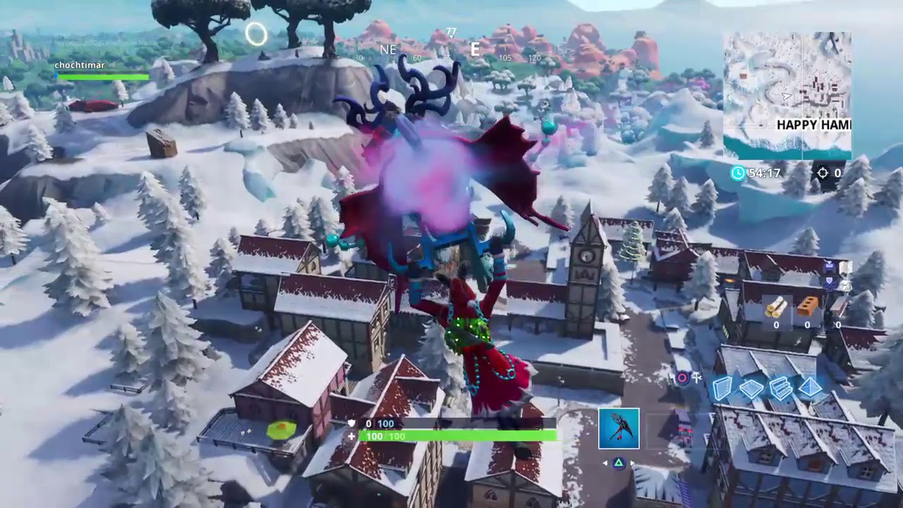 Fortnite Happy Hamlet Tour w/ Krampus I