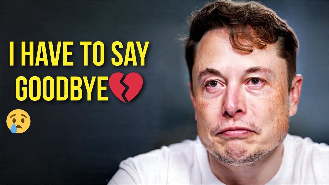 “I Have To Say Goodbye” — Elon Musk’s Most Emotional Speech Yet 😢