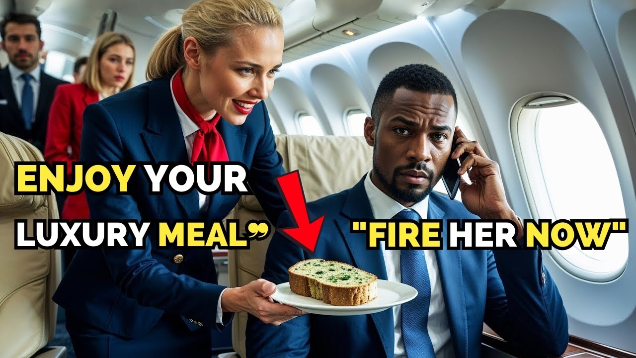 “A CEO Is Served Moldy Food — Moments Later, His Move Leaves the Flight Attendant Speechless”