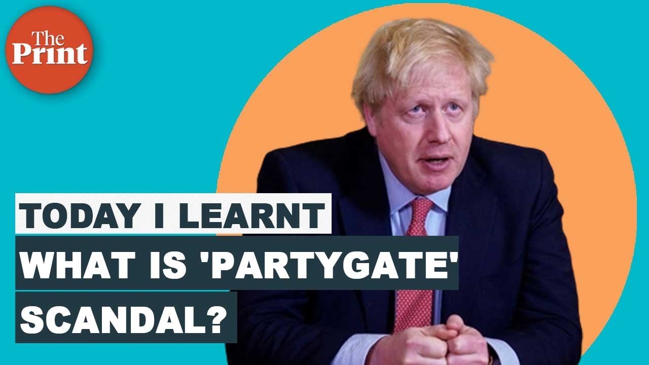 What is 'Partygate', one of the many scandals that led to Boris Johnson's fall