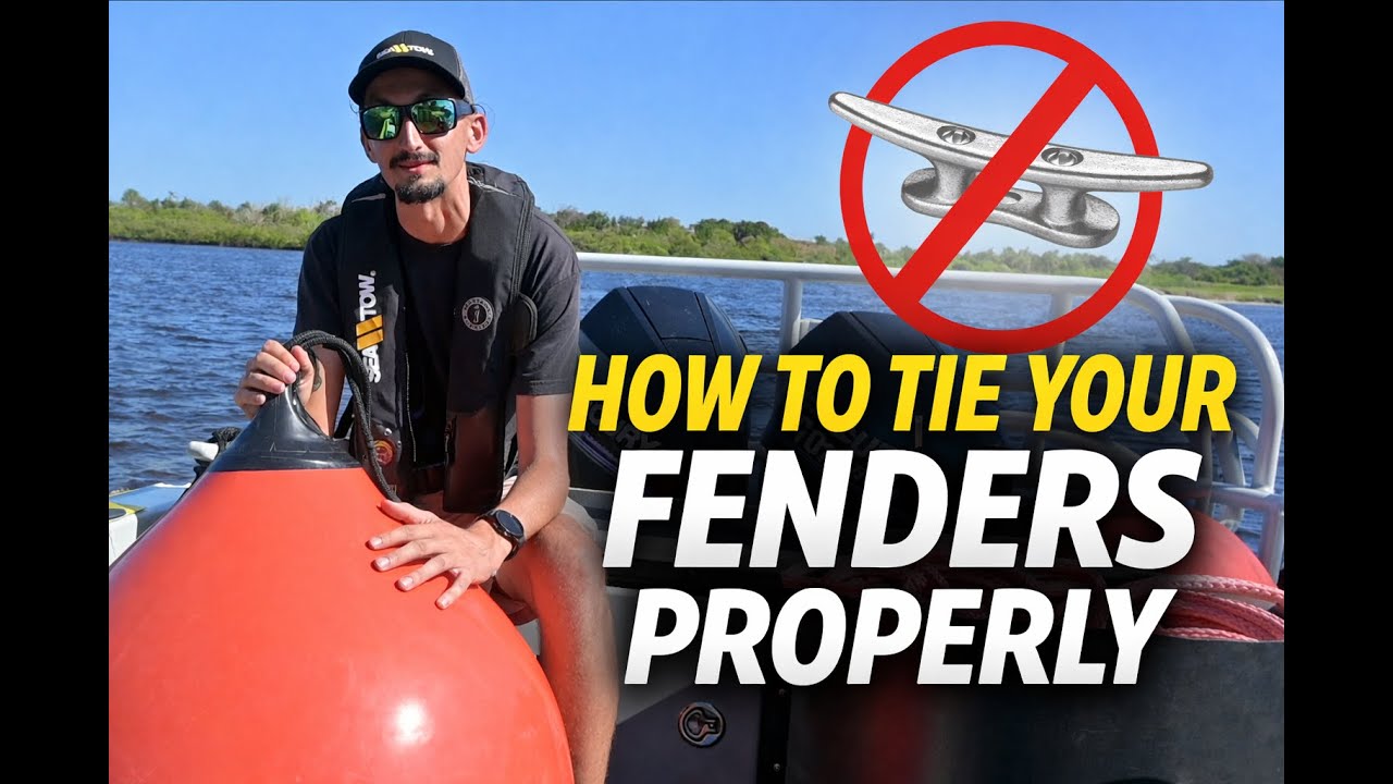 STOP USING YOUR CLEATS! This Is a Better Way to Tie Your Boat Fenders!