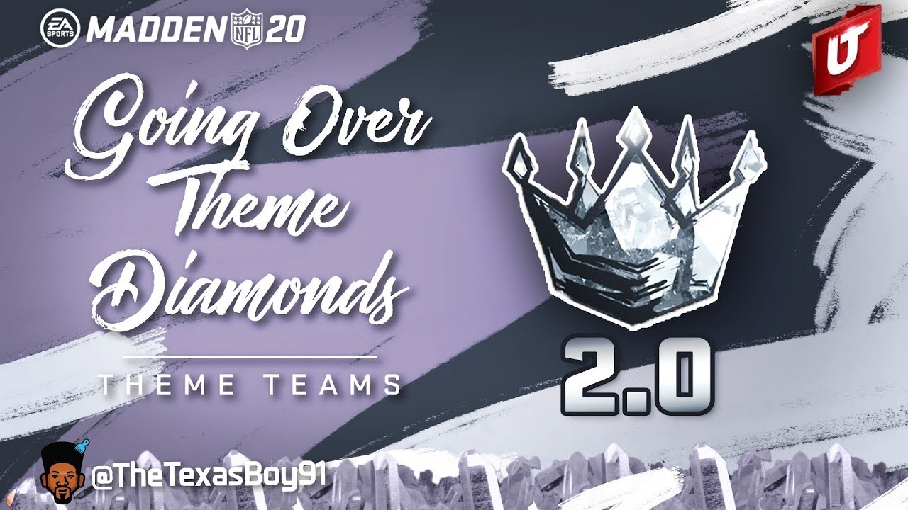 Checking Out All Theme Diamond 2.0 Cards & The Teams They Played For | Madden 20