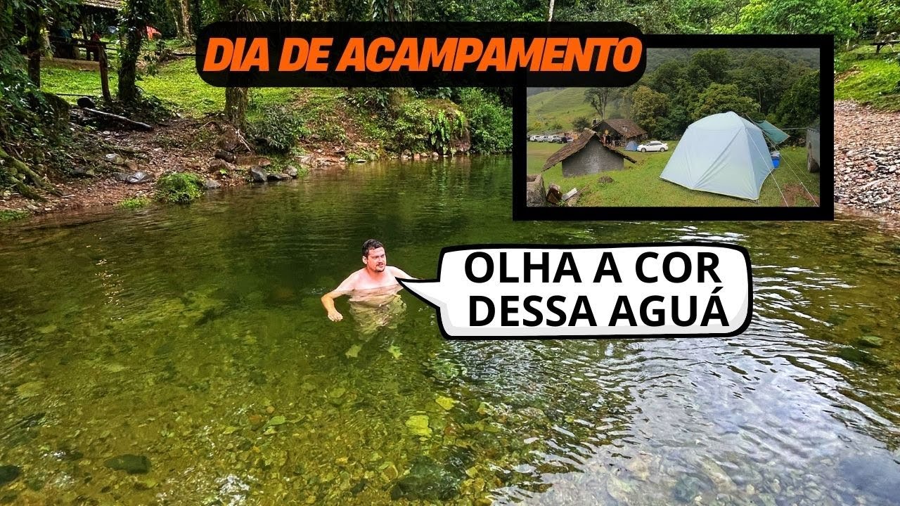 UM PARAISO EM JOINVILLE  DE AGUÁS CRISTALINAS - CAMPING RECANTO DAS NASCENTES DIVINAS -SC