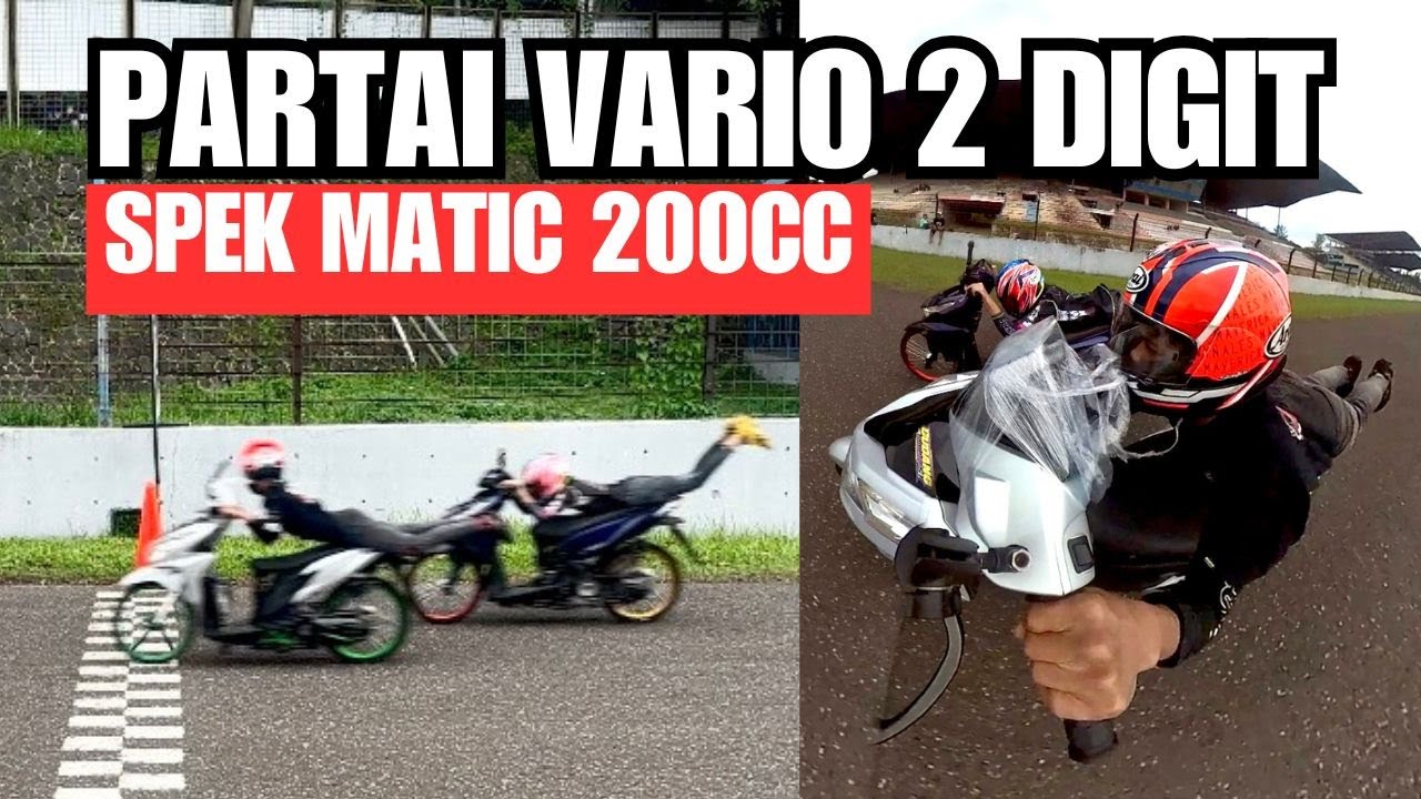 TIPIS PAS DI FINISH!! LAGA DINGIN MATIC SUNMORI 200CC - SIRKUIT SENTUL