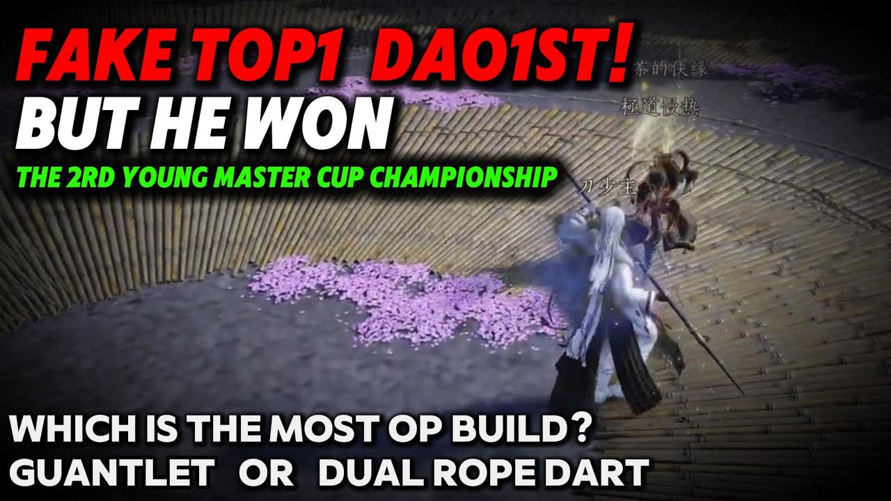 FAKE top1 @wwm.dao1st ,but he won the Young Master Cup championship  第二届少东家杯决赛