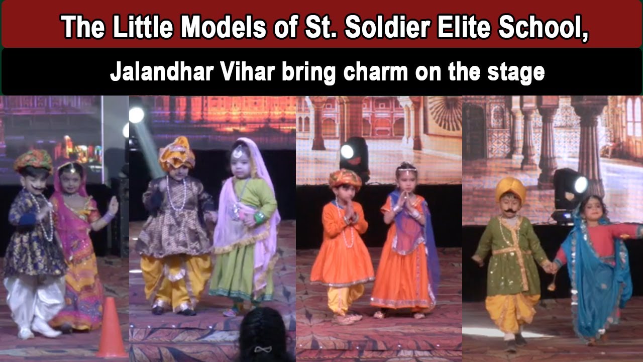 The Little Models of St. Soldier Elite School, Jalandhar Vihar bring charm on the stage