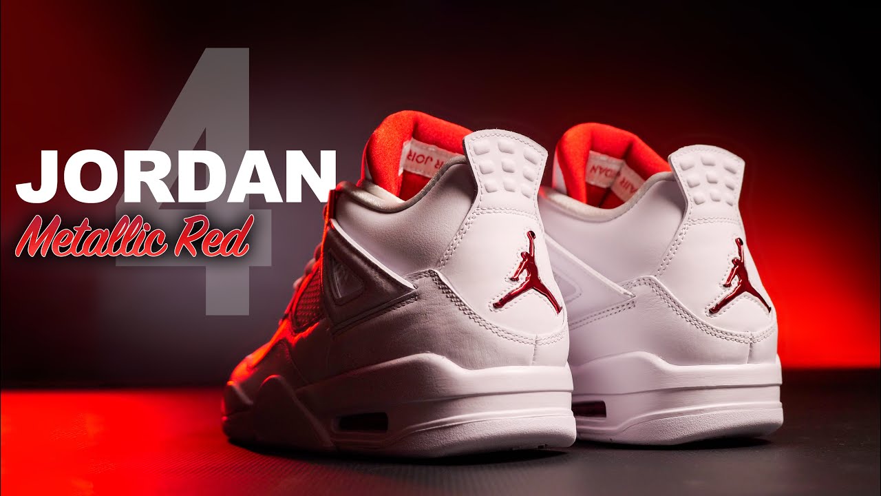 Jordan 4 Metallic Red | On Foot 4K Review