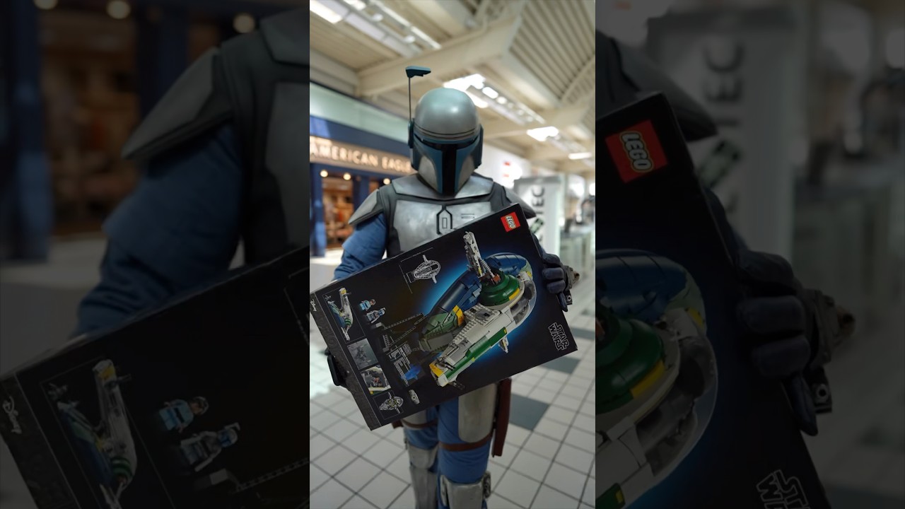 Buying Legos as Jango Fett #starwars #lego #legostarwars #starwarsfan #mandalorian