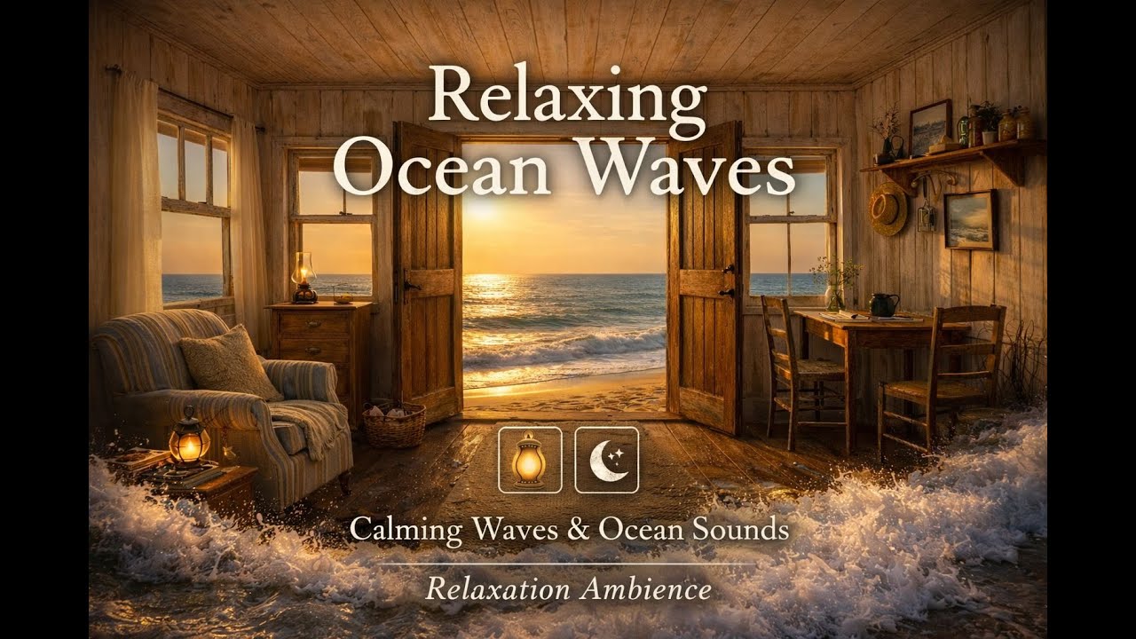 Ocean Waves for Deep Sleep 🌊 Relaxing Beach Sounds (2.5 Hours)