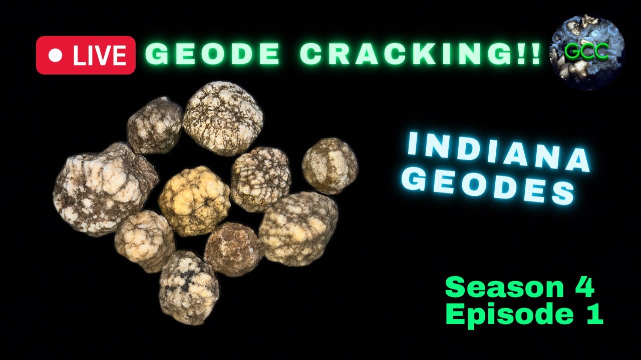 LIVE GEODE CRACKING SEASON PREMIERE! | Season 4 Episode 1 &lsquo;Indiana Geodes&rsquo;