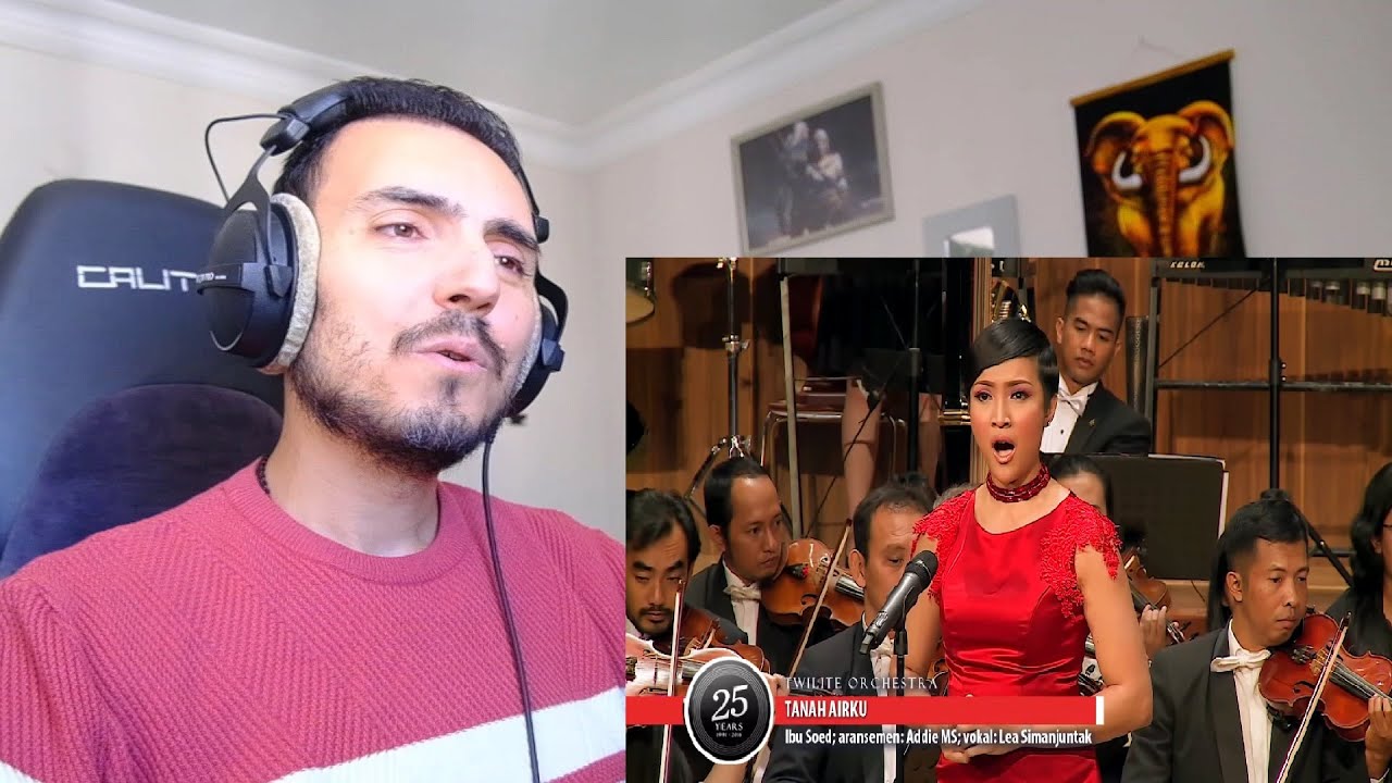 Tanah Airku (Ibu Soed) - Lea Simanjuntak & Twilite Orchestra Reaction