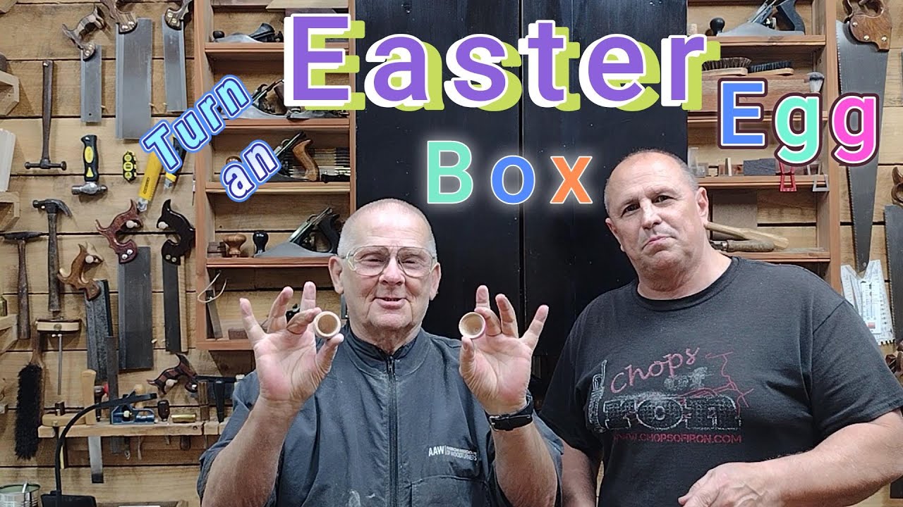 Woodturning an Easter Egg Box