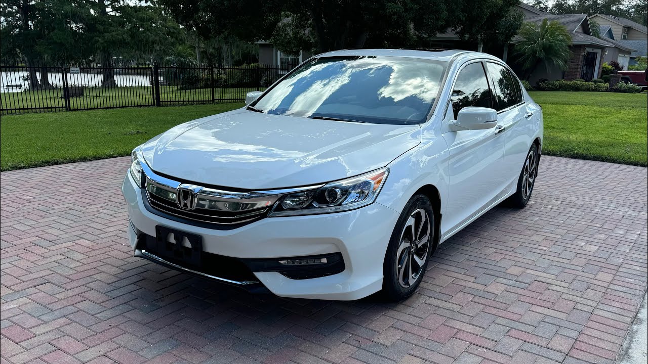 2017 Honda Accord V6 EX-L Sensing and Navigation 67k walk around, start up, and test drive