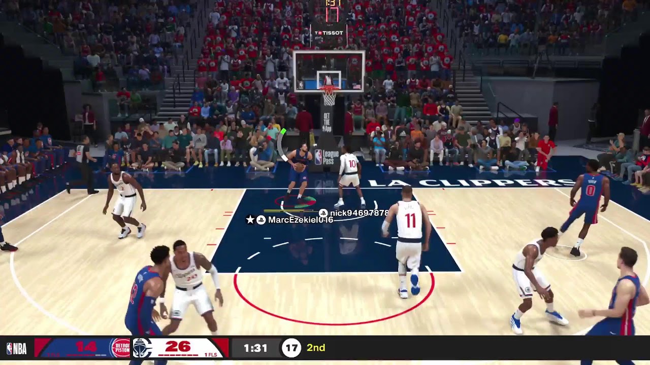 NBA 2k26 DETROIT VS CLIPPERS
