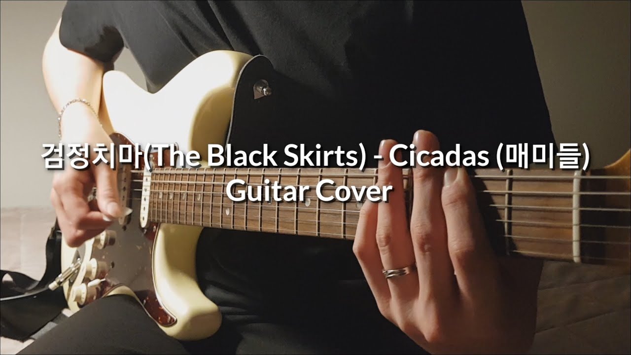 검정치마(The Black Skirts) - Cicadas (Guitar Cover)