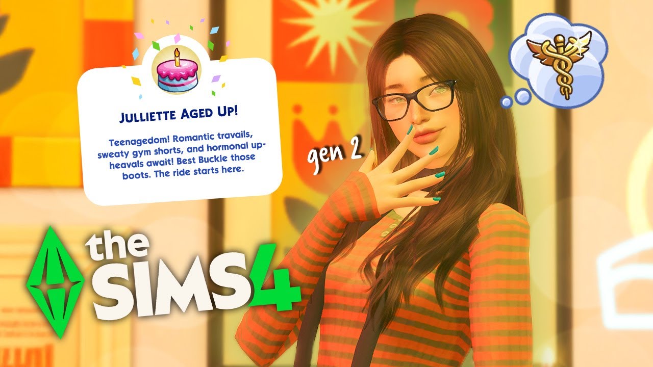 gen 2’s finally a TEEN!!🎂| Sims 4 Hot Tea Legacy | Ep 17