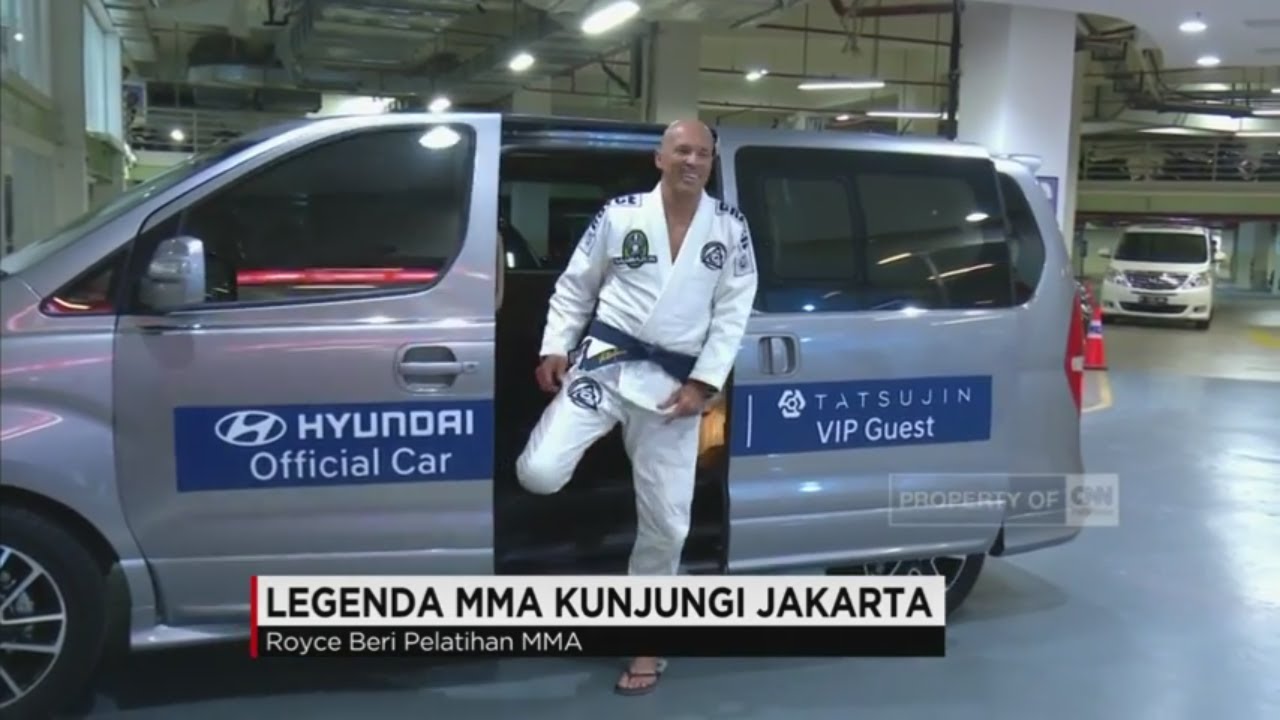 Legenda MMA, Royce Gracie Kunjungi Jakarta