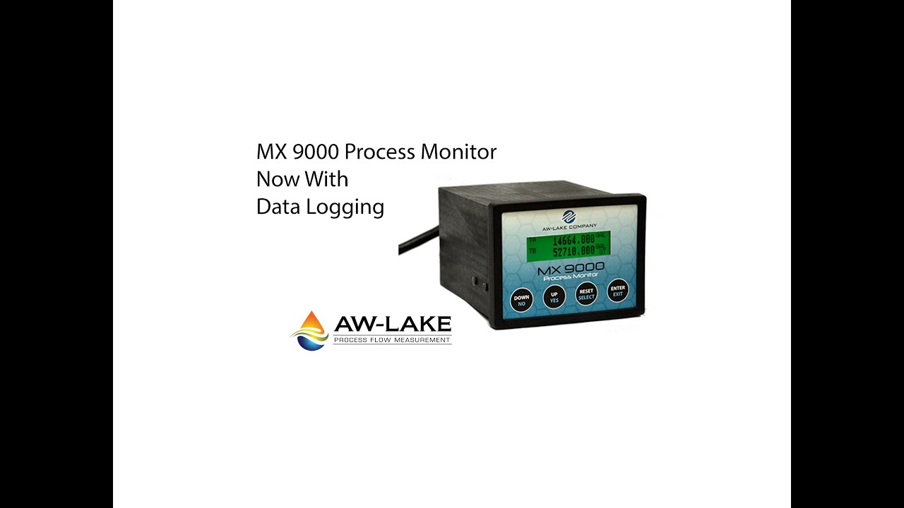 AW-Lake Company's MX 9000 Process Monitor Now With Data Logging
