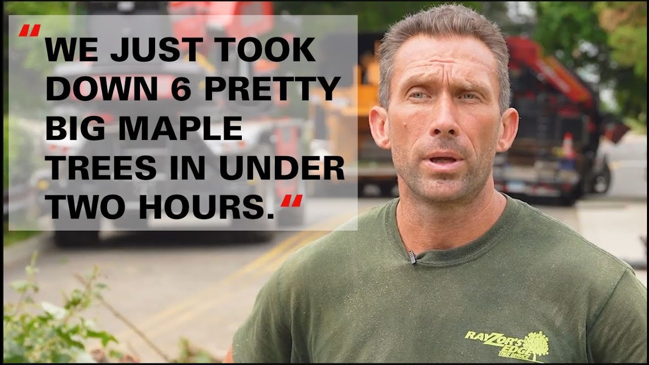 Manitou MRT 3060 + Woodcracker Tree Saw: Rayzor's Edge Tree Service Testimonial