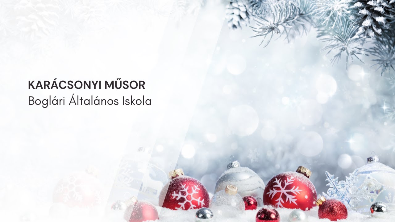 Karácsonyi műsor | Boglári Általános Iskola 2025.