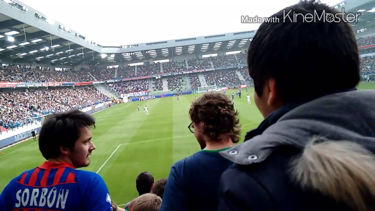 Ambiance vécue du Kop MNK96 lors de SmCaen/OL(3-0)