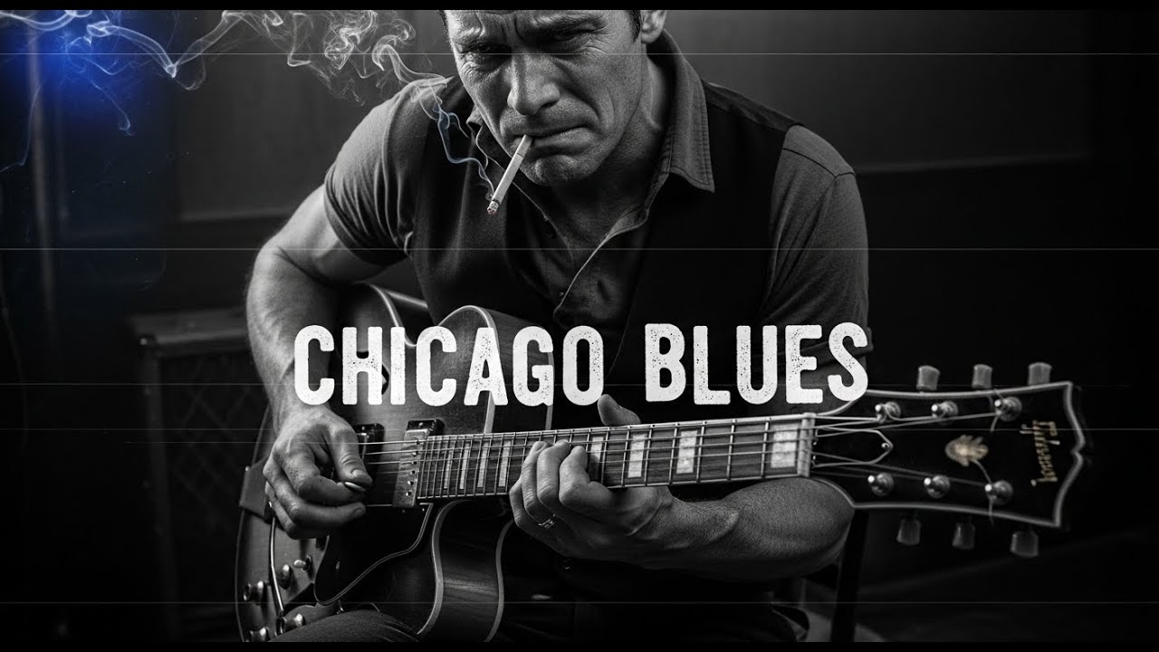 Chicago Blues & Blues Rock – Deep Slow Blues Guitar Mix