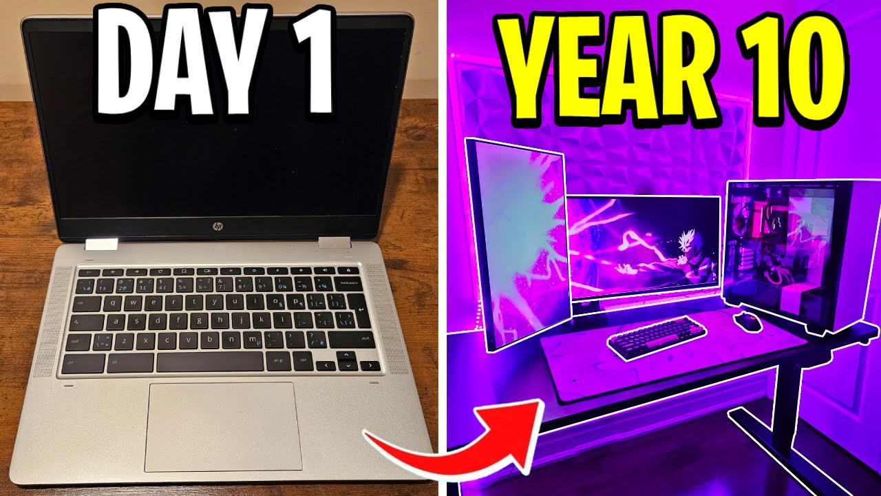 10 Year Gaming Setup Progression...