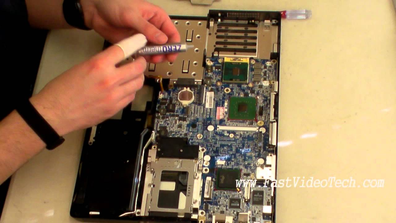Dell Inspiron e1505 Disassembly For CPU Fan Replacement