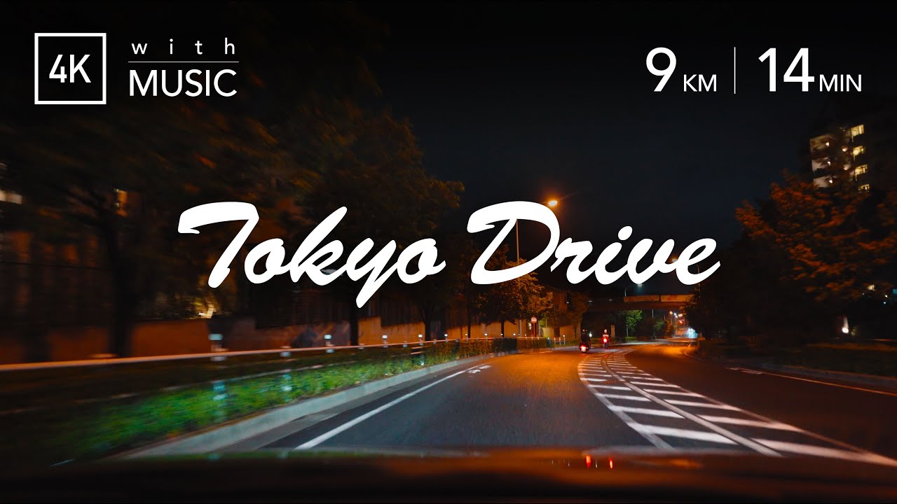 TOKYO NIGHT DRIVE | 東京都下の夜景ドライブ  [4K] Night view of western Tokyo 南多摩尾根幹線道路・鶴川街道＜多摩市永山〜稲城市長峰〜稲城市矢野口＞