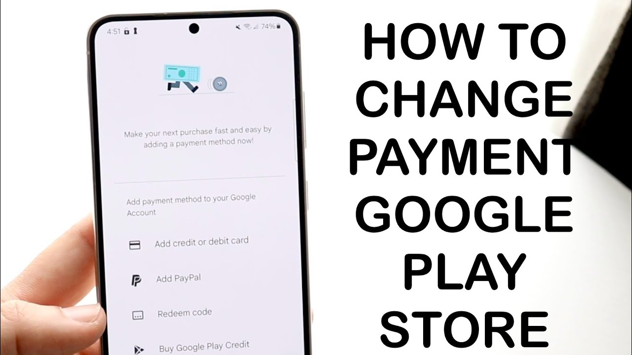 How To Change Payment Method On Google Play Store! (2024)