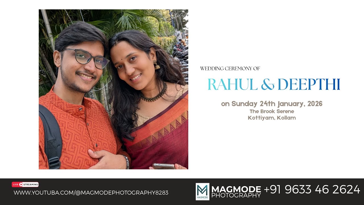 Rahul & Deepthi II Wedding Live II 25.01.2026