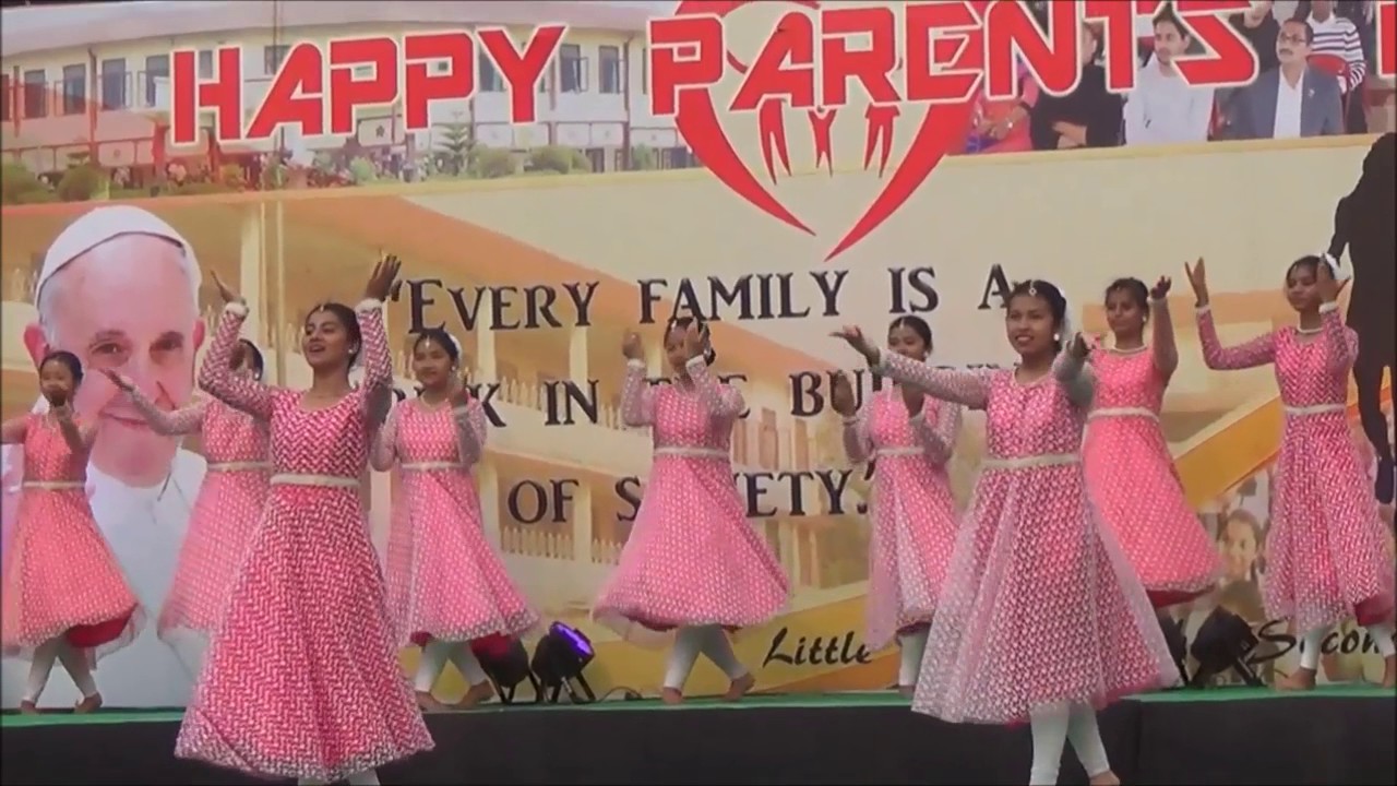 A Classical 'Prayer Dance' by Adrika & her friends at Little Flower School, Dibrugarh
