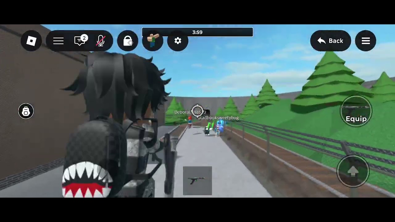 Mobile mm2 aim training 💙