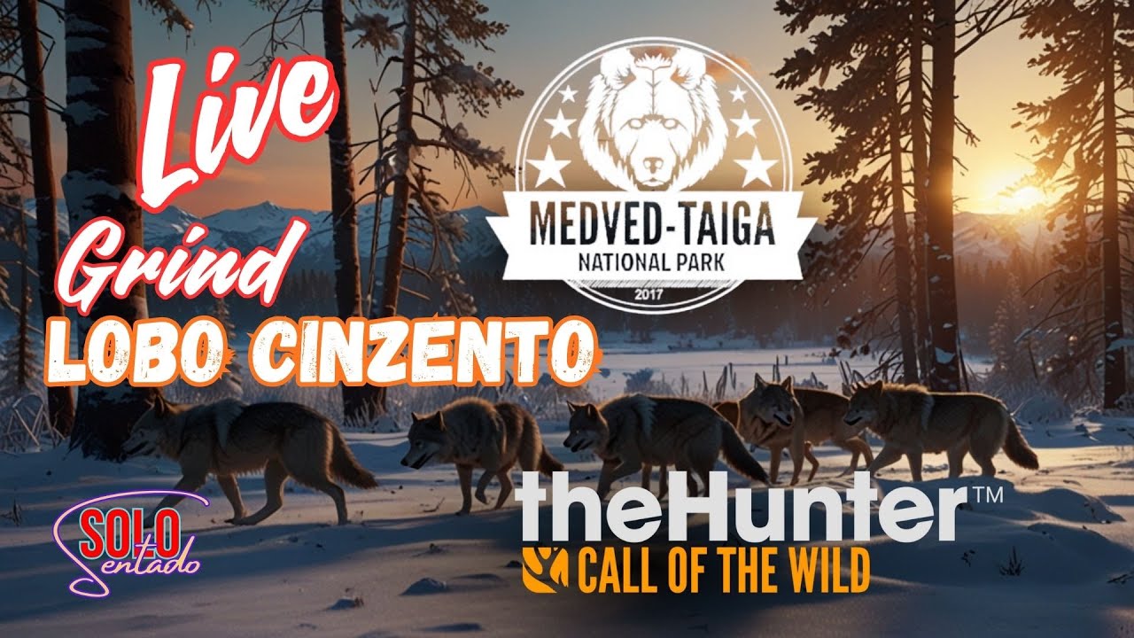 PROCURANDO GREAT DE LOBO-CINZENTO - MADVED-TAIGA-THE HUNTER: CALL OF THE WILD #livestream #cotw