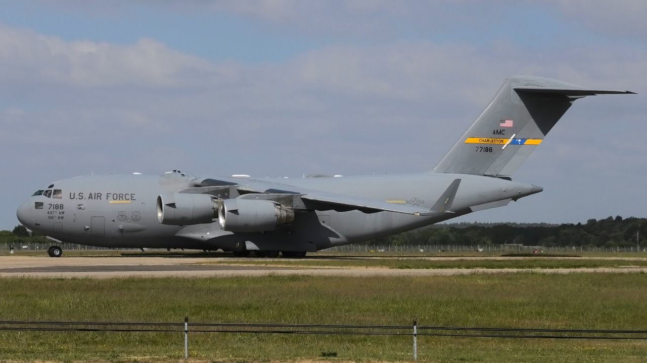 8x C17 depart Mildenhall in day! (plus a KC46 arrival) 18/5/2025