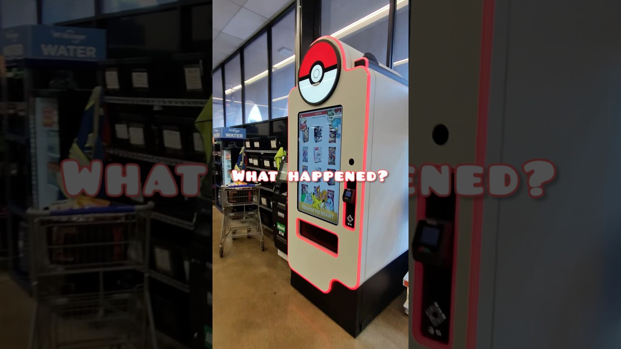 Pokemon Center vending machine crazy change to the inventory! #pokemon #update #monday #shorts