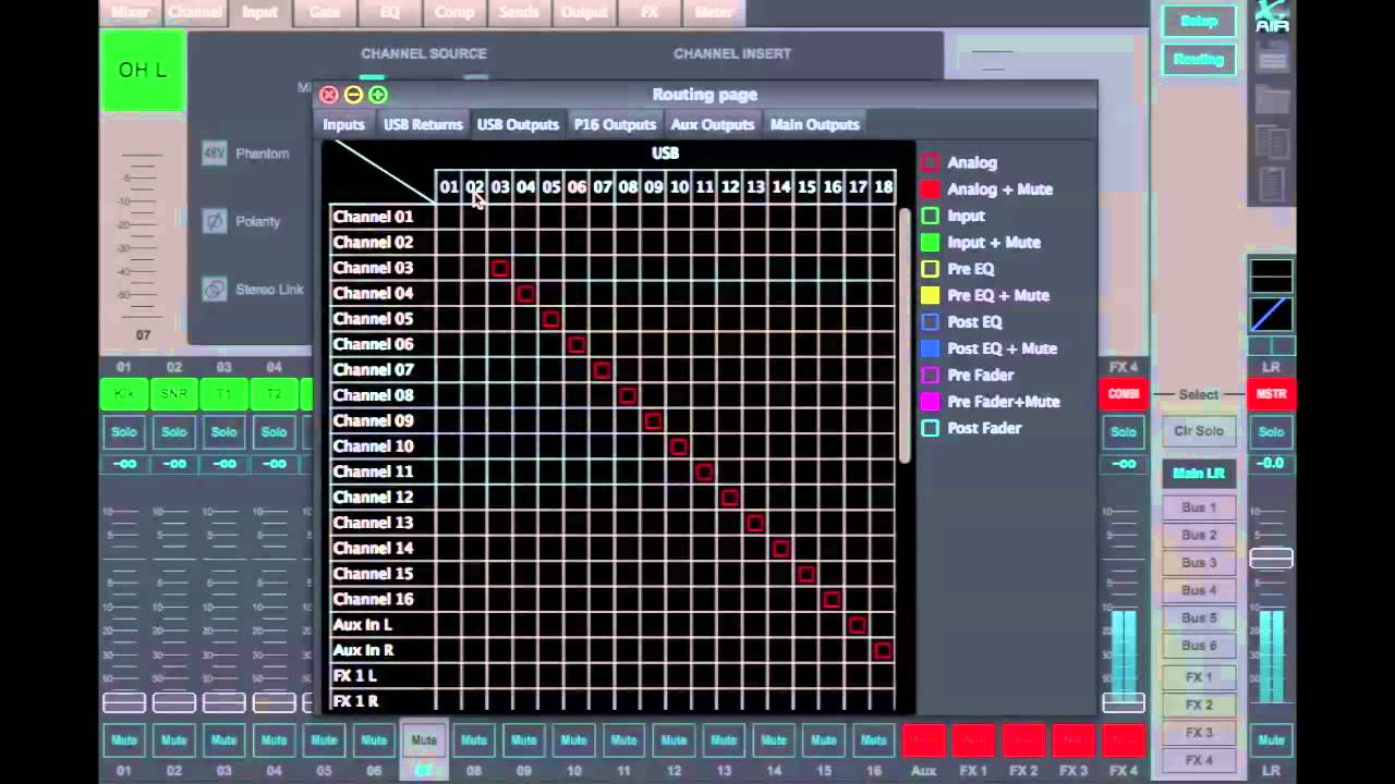 Mac/PC Routing Part 1 - MIDAS MR18 + BEHRINGER X-AIR XR18 XR16 XR12 X18