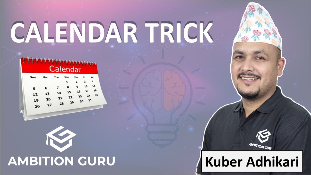 Calendar Part 1  | Calendar Problem Tricks ||   Kuber Adhikari || @ambitionguruloksewatayari