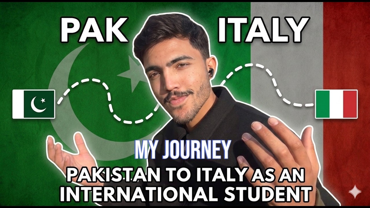My Journey from Pakistan to Italy as an International Student 🇵🇰➡️🇮🇹 | Italy Visa Process
