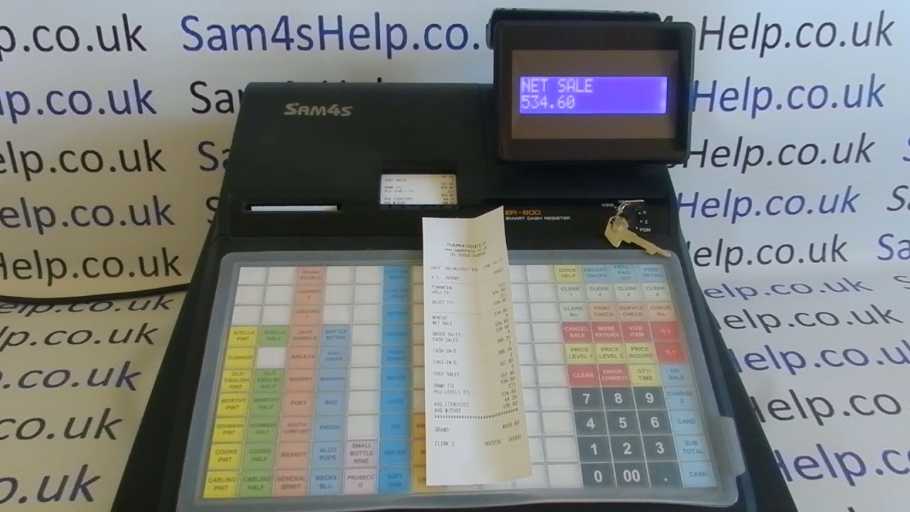 Overview & Introduction To X & Z Reports Sam4S ER-900 / ER-920 / ER-925 / ER-940 / ER-945 EPoS Tills
